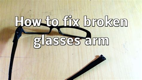 How To Fix Loose Or Broken Arms On Burberry Glasses